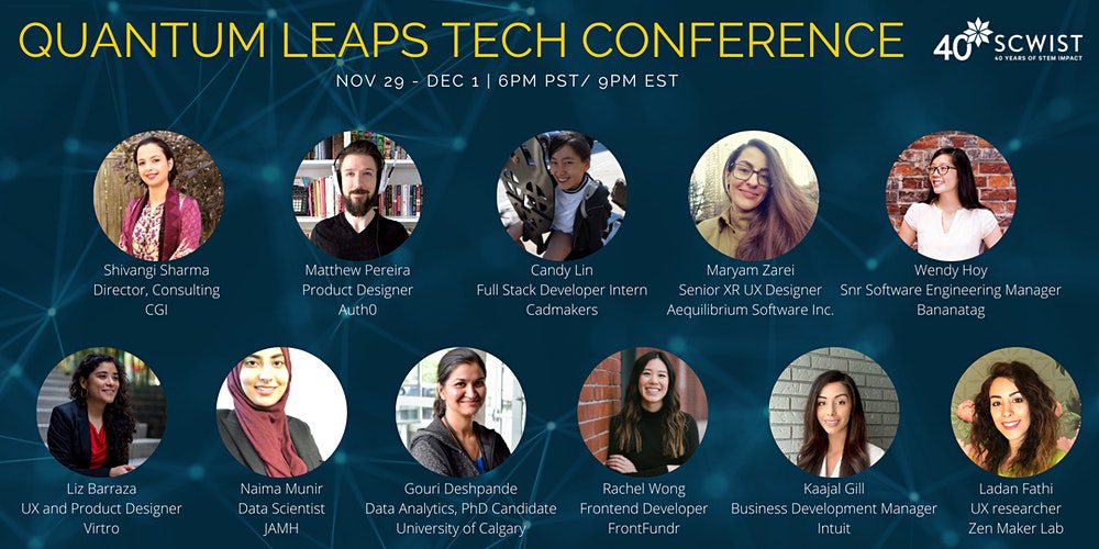 Banner for Quantum Leaps Tech conference that took place in Nov 29 - Dec 1.